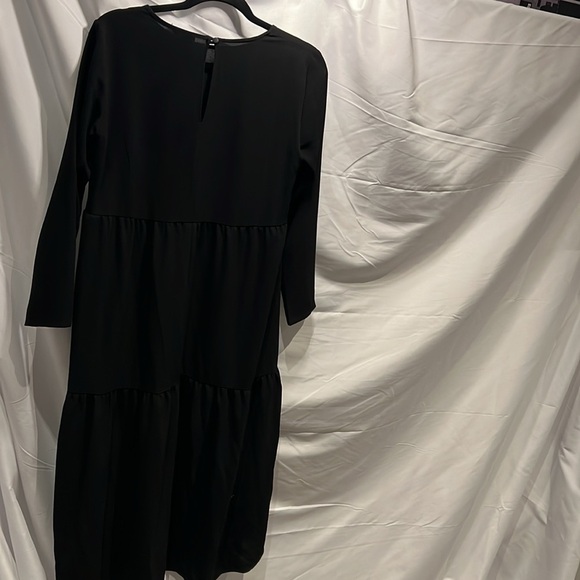 ASOS Tiered Smock Midi Dress - Picture 3 of 4